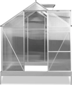 FUXTEC Tuinkas 3,6m² - Broeikas - Kweekkas - Hobbykas - Aluminium/holle Kamerplaat - FX-GWH136 14 FUXTEC Tuinkas 3,6m² - Broeikas - Kweekkas - Hobbykas - Aluminium/holle Kamerplaat - FX-GWH136 -Tuin En Buiten 1010x1200 6