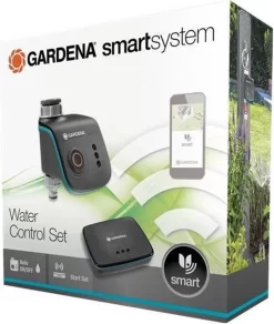 GARDENA - Smart Water Control Set Besproeiingscomputer - 1min Tot 10u - 6 Besproeiingen Per Dag -Tuin En Buiten 1015x1200