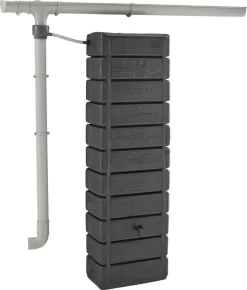 Regenton Muurtank, Grandval 300L, Antraciet Kunststof, Imitatiehout, Met Gootaansluitset Inbegrepen 11 Regenton Muurtank, Grandval 300L, Antraciet Kunststof, Imitatiehout, Met Gootaansluitset Inbegrepen -Tuin En Buiten 1023x1200