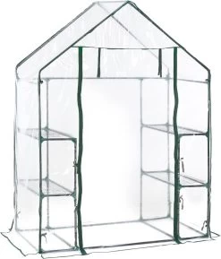 Broeikas / Tuinkas - 147 X 195 X 73 Cm - PVC Folie