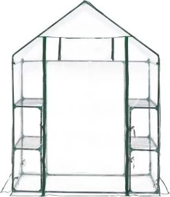 Broeikas / Tuinkas - 147 X 195 X 73 Cm - PVC Folie 21 Broeikas / Tuinkas - 147 X 195 X 73 Cm - PVC Folie -Tuin En Buiten 1031x1200 3