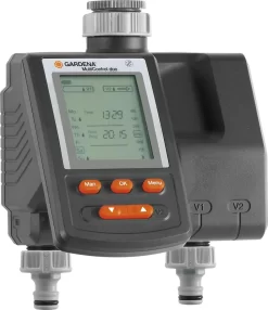 GARDENA Besproeiingsomputer MultiControl Duo - 3 Besproeiingen Per Dag - 1min Tot 3u 59min. -Tuin En Buiten 1037x1200
