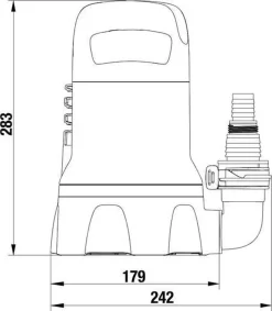 Gardena Dompelpomp 9000 Rvs 24,2 X 28,3 Cm Zwart/grijs -Tuin En Buiten 1047x1200 1