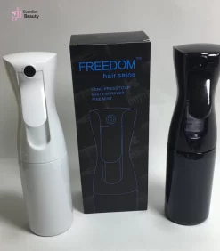 Merkloos Sibel Extreme Mist Verstuiver 160ml Zwart En Wit| Professional Hairdressing Plastic Fine Mist Spray Bottle - 2 Stucks -Tuin En Buiten 1051x1200