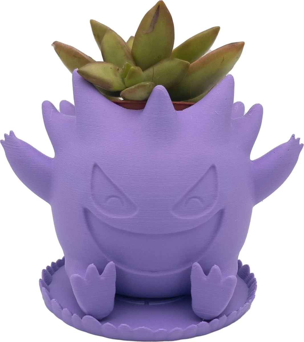 Azhora Pokémon Gengar Bloempot - Inclusief Opvangschaal - Lichtpaars 1 Azhora Pokémon Gengar Bloempot - Inclusief Opvangschaal - Lichtpaars