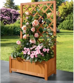 Parkside Plantenbak Met Klimrek 60 X 28 X 100cm -Tuin En Buiten 1073x1200