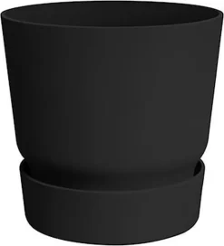 Elho Greenville Rond 30 - Grote Bloempot Voor Buiten - Gemaakt Van Gereycled Plastic - Ø 29.5 X H 27.8 Cm - Living Black 13 Elho Greenville Rond 30 - Grote Bloempot Voor Buiten - Gemaakt Van Gereycled Plastic - Ø 29.5 X H 27.8 Cm - Living Black -Tuin En Buiten 1089x1200 2