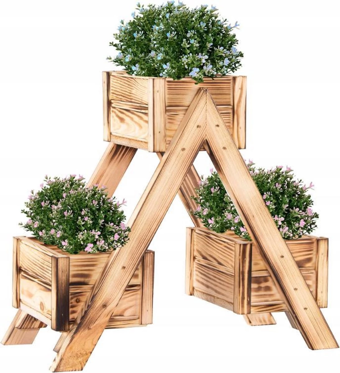 Merkloos Springos Bloembak | Bloembakken Voor Buiten | Plantenladder | 47 X 22 X 42 CM 1 Merkloos Springos Bloembak | Bloembakken Voor Buiten | Plantenladder | 47 X 22 X 42 CM