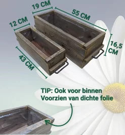 Plantenbakken Voor Buiten En Binnen – 2 Houten Planten Bakken Rechthoek | GerichteKeuze -Tuin En Buiten 1109x1200