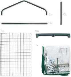 Relaxdays Tuinkas - Foliekas Balkon - Broeikas - Kweekkas - Verkrijgbaar In 3 Afmetingen - 4 -Tuin En Buiten 1114x1200 2