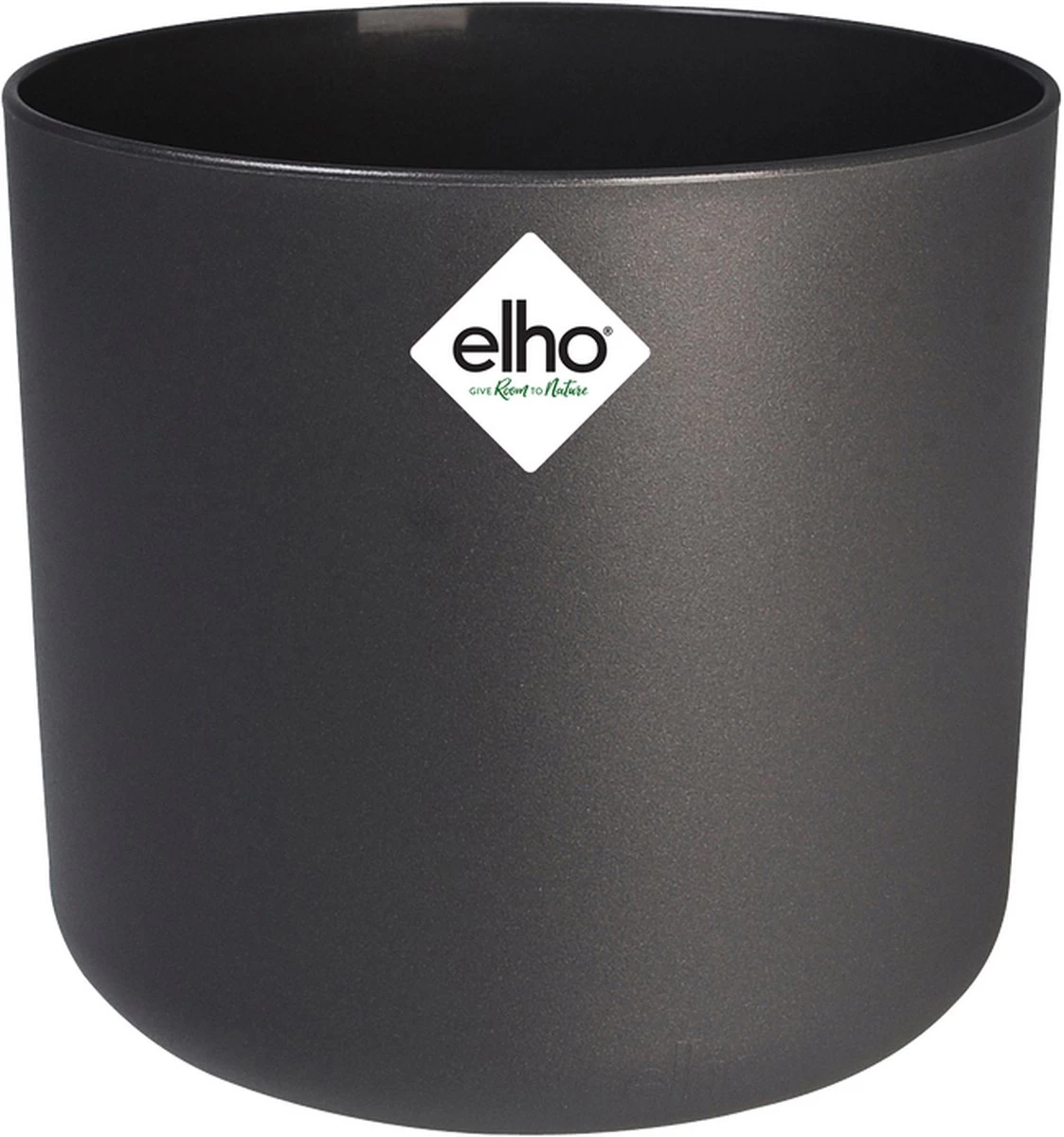 Elho B.for Soft Rond 30 - Bloempot Voor Binnen - Ø 29.5 X H 27.6 Cm - Antraciet 2 Elho B.for Soft Rond 30 - Bloempot Voor Binnen - Ø 29.5 X H 27.6 Cm - Antraciet - Afbeelding 2
