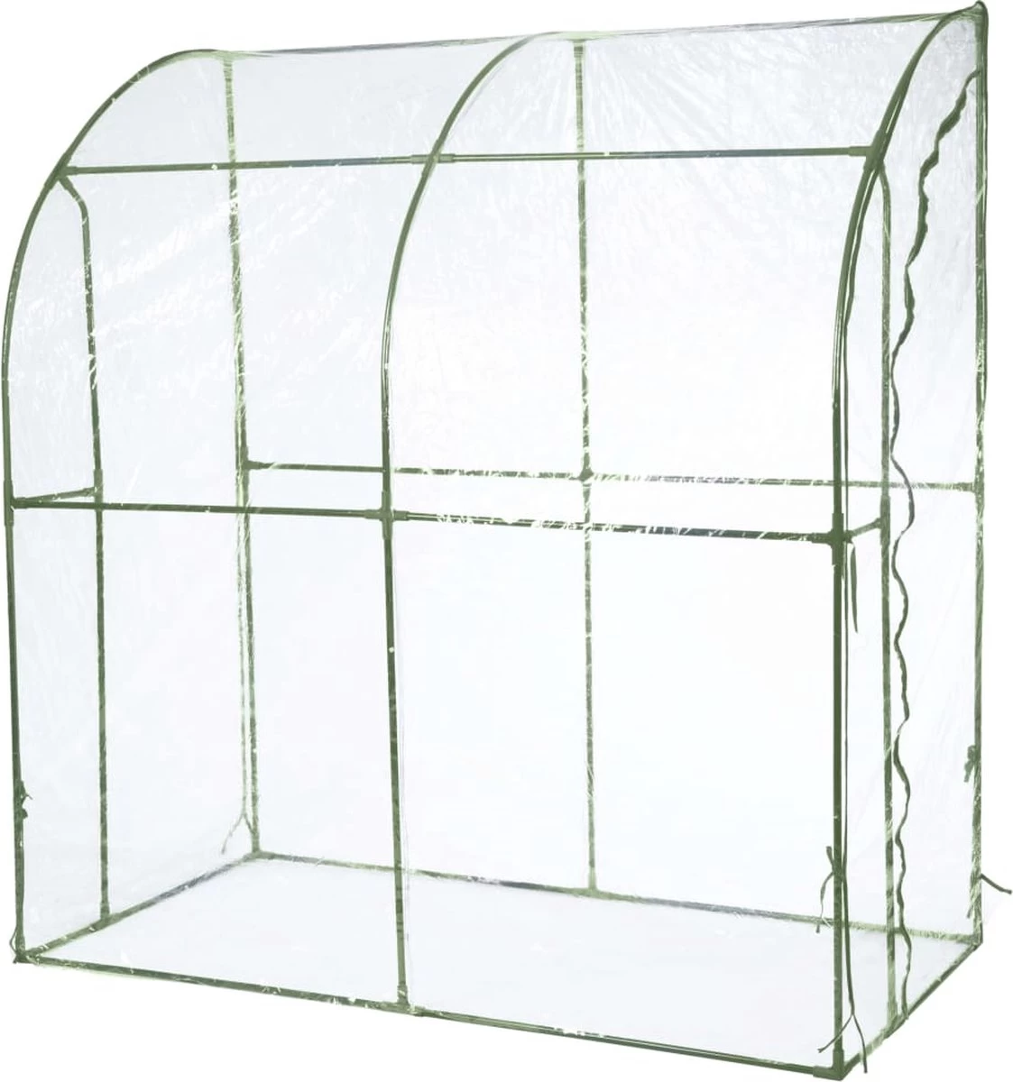 Nature - Kas - Muurkas - H215 X 200 X 100cm - Groen 1 Nature - Kas - Muurkas - H215 X 200 X 100cm - Groen