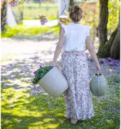 Capi Europe - Bloempot Bol Waste Rib NL - 43x41 - Terrazzo Beige - Voor Binnen En Buiten - KTBR933 -Tuin En Buiten 1125x1200