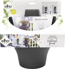 Elho Corsica Vertical Forest 24 - Bloempot Voor Balkonbuiten - Ø 26.7 X H 29.7 Cm - Zwart/Antraciet 27 Elho Corsica Vertical Forest 24 - Bloempot Voor Balkonbuiten - Ø 26.7 X H 29.7 Cm - Zwart/Antraciet -Tuin En Buiten 1126x1200 2