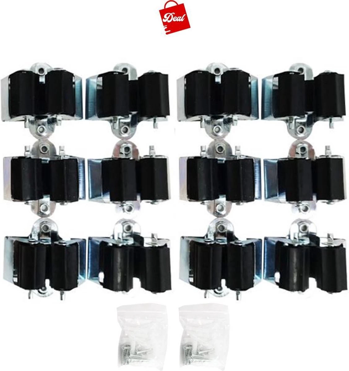 Deal Tools Multi Wand Houder - Bezemhouder - Gereedschap Houder - Bezem Ophangsysteem - Ophangsysteem Tuingereedschap - Set Inclusief Bevestigingsmateriaal - 12 Houders 1 Deal Tools Multi Wand Houder - Bezemhouder - Gereedschap Houder - Bezem Ophangsysteem - Ophangsysteem Tuingereedschap - Set Inclusief Bevestigingsmateriaal - 12 Houders