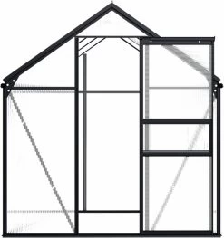 VidaXL Broeikas 3,61 M² Aluminium Antraciet -Tuin En Buiten 1128x1200 9