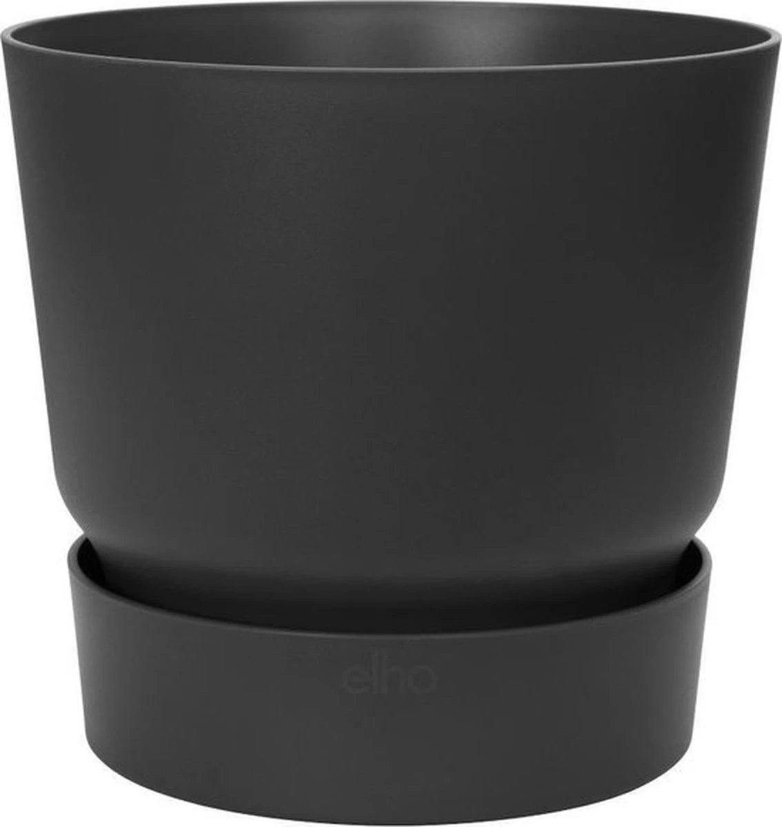Elho Greenville Rond 30 - Grote Bloempot Voor Buiten - Gemaakt Van Gereycled Plastic - Ø 29.5 X H 27.8 Cm - Living Black 7 Elho Greenville Rond 30 - Grote Bloempot Voor Buiten - Gemaakt Van Gereycled Plastic - Ø 29.5 X H 27.8 Cm - Living Black - Afbeelding 7