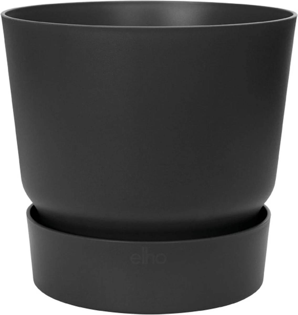 Elho Greenville Rond 40 - Grote Bloempot Voor Buiten - Gemaakt Van Gereycled Plastic - Ø 39.0 X H 36.8 Cm - Living Black 1 Elho Greenville Rond 40 - Grote Bloempot Voor Buiten - Gemaakt Van Gereycled Plastic - Ø 39.0 X H 36.8 Cm - Living Black