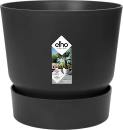 Elho Greenville Rond 40 - Grote Bloempot Voor Buiten - Gemaakt Van Gereycled Plastic - Ø 39.0 X H 36.8 Cm - Living Black 16 Elho Greenville Rond 40 - Grote Bloempot Voor Buiten - Gemaakt Van Gereycled Plastic - Ø 39.0 X H 36.8 Cm - Living Black -Tuin En Buiten 1135x1200 3