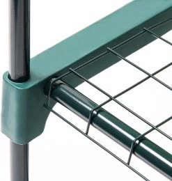 Relaxdays Kas Met Wielen - Tuinkas 3 Etages - Broeikas Kweekkas Tuin / Balkon 130 Cm Hoog - PE -Tuin En Buiten 1141x1200 2