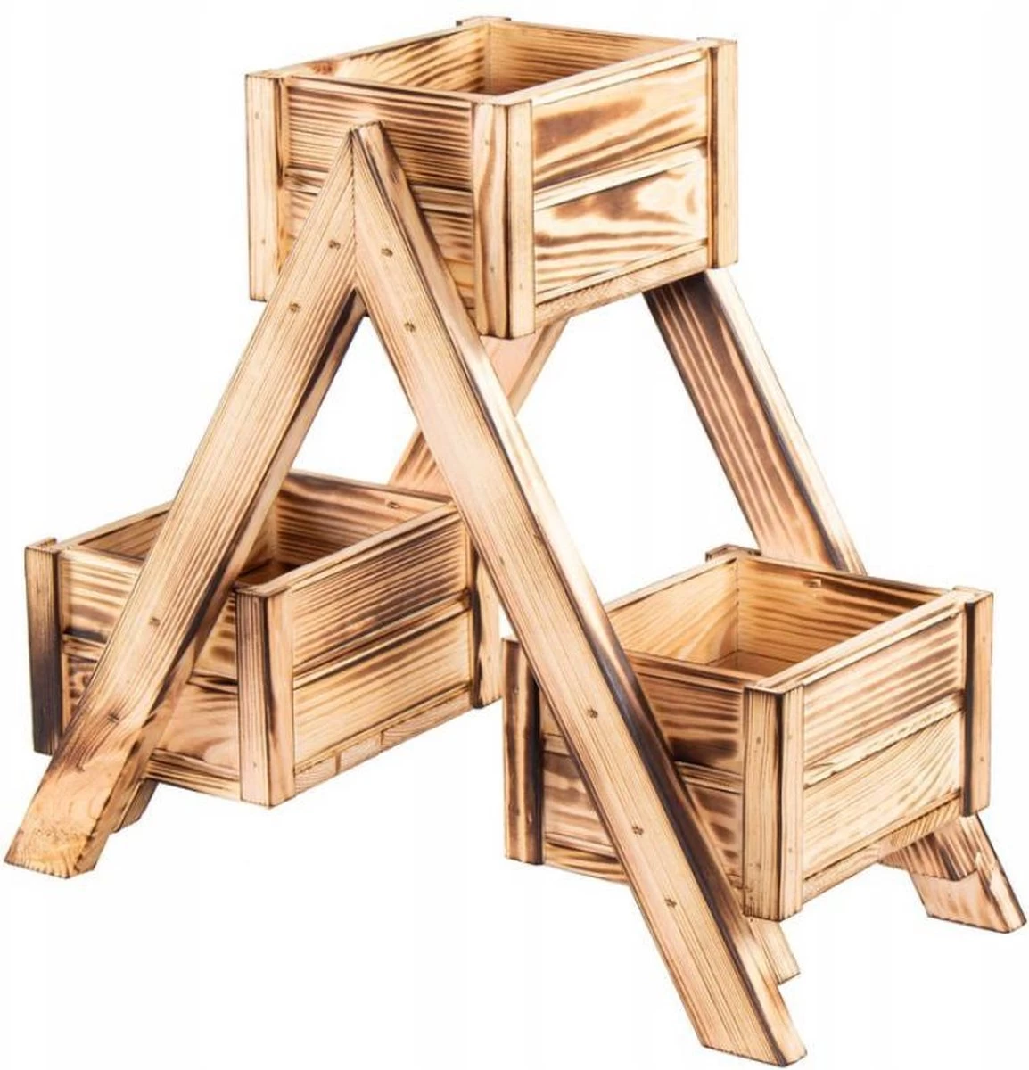 Merkloos Springos Bloembak | Bloembakken Voor Buiten | Plantenladder | 47 X 22 X 42 CM 2 Merkloos Springos Bloembak | Bloembakken Voor Buiten | Plantenladder | 47 X 22 X 42 CM - Afbeelding 2