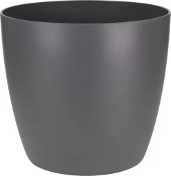 Elho Brussels Rond Mini 7 - Bloempot Voor Binnen - Ø 6.7 X H 6.0 Cm - Zwart/Antraciet -Tuin En Buiten 1168x1200 2
