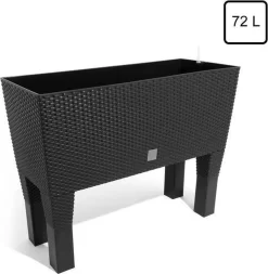 Prosperplast Kunststof Rato Plantenbak Op Poten Met Irrigatiesysteem Antraciet 80 X 33 X 62 Cm - 72 Liter - Balkonbakken/bloembakken 14 Prosperplast Kunststof Rato Plantenbak Op Poten Met Irrigatiesysteem Antraciet 80 X 33 X 62 Cm - 72 Liter - Balkonbakken/bloembakken -Tuin En Buiten 1173x1200 1