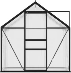 VidaXL Broeikas 1,33 M² Aluminium Antracietkleurig 23 VidaXL Broeikas 1,33 M² Aluminium Antracietkleurig -Tuin En Buiten 1175x1200 1