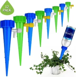 12 Stuks Plant Bewateringssysteem | Waterdruppelaar | Druppelsysteem |Bewateringssysteem | Bewateringsyteem Watergeefsysteem | Plantenbol | Automatische Gieter | Water Druppelaar | Druppel Systeem | Water Geef Systeem | Plantenbol | -Tuin En Buiten 1176x1200