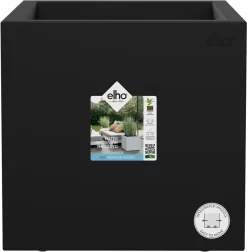 Elho Vivo Next Vierkant 30 - Plantenbak Voor Binnen & Buiten - Ø 29.5 X H 29.5 Cm - Zwart/Living Black -Tuin En Buiten 1176x1200 4