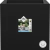 Elho Vivo Next Vierkant 30 - Plantenbak Voor Binnen & Buiten - Ø 29.5 X H 29.5 Cm - Zwart/Living Black