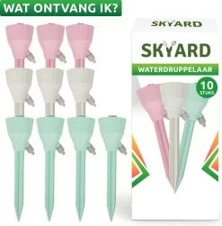 SKYARD® Waterdruppelaar Set Van 10 – Watergeefsysteem Geschikt Binnen (Kamerplanten) En Buiten – Bewateringssysteem Met Instelbare Druppelsnelheid - Irrigatiesysteem - Planten Watergever - Waterbol 12 SKYARD® Waterdruppelaar Set Van 10 – Watergeefsysteem Geschikt Binnen (Kamerplanten) En Buiten – Bewateringssysteem Met Instelbare Druppelsnelheid - Irrigatiesysteem - Planten Watergever - Waterbol -Tuin En Buiten 1179x1200