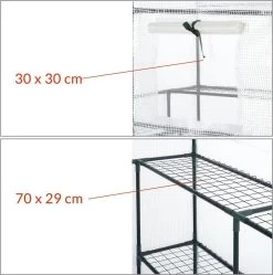 Gardebruk Kweekkas 2m² - 8 Legplanken & 4 Ramen - 195x143x143 Cm 27 Gardebruk Kweekkas 2m² - 8 Legplanken & 4 Ramen - 195x143x143 Cm -Tuin En Buiten 1192x1200 3