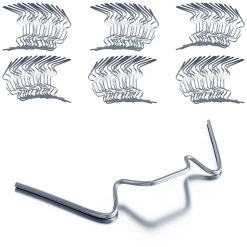 Deuba Broeikas Glasklemmen – 100 Stuks 85x30mm – RVS Zilver -Tuin En Buiten 1198x1200 18