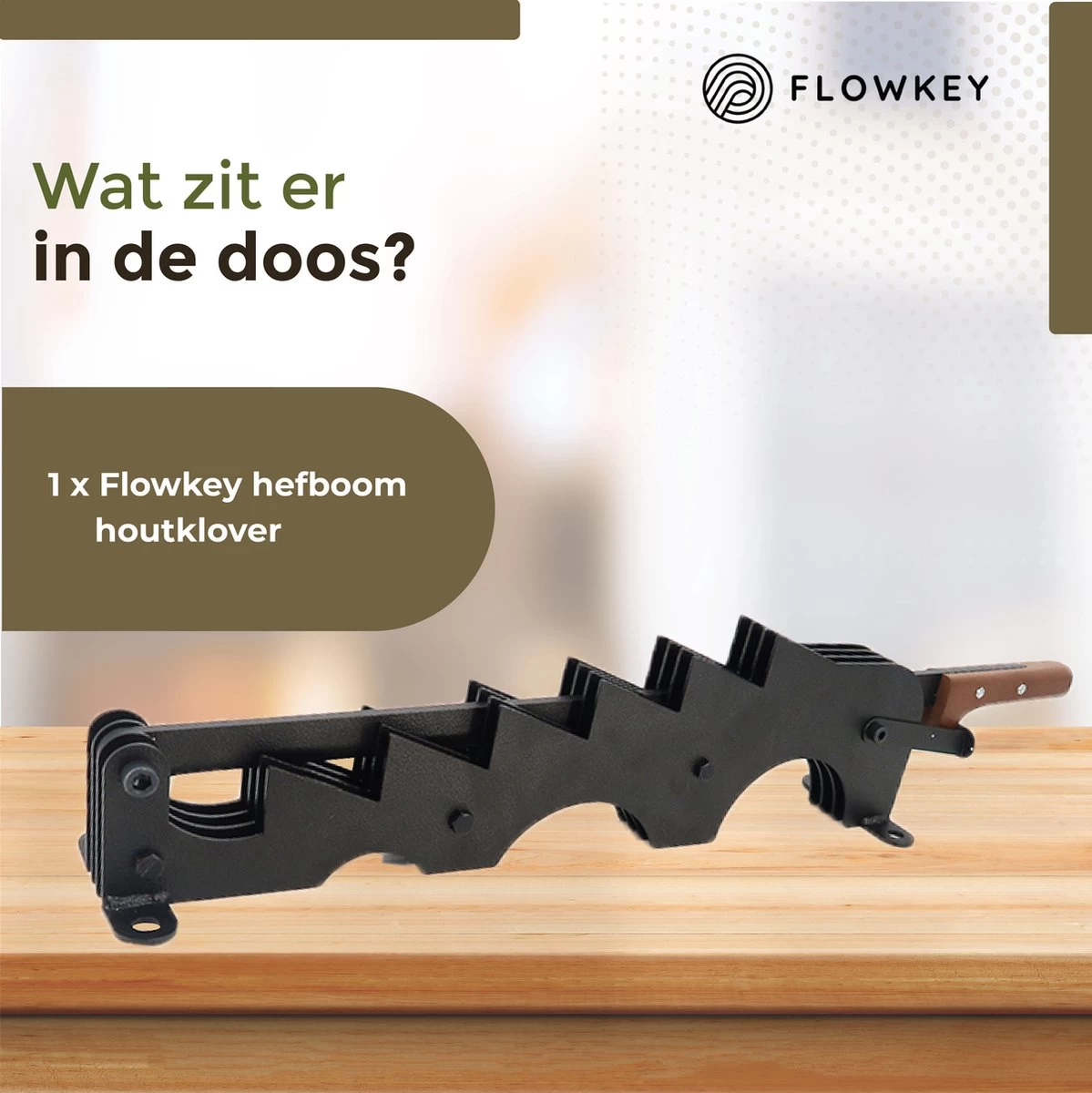 Flowkey® Houtklover XL - Houtsplijter Bijl - Houtkliever Kloofwig Gietijzer - Voor Hout & Aanmaakhout - Inclusief Gratis Bevestigingsset 5 Flowkey® Houtklover XL - Houtsplijter Bijl - Houtkliever Kloofwig Gietijzer - Voor Hout & Aanmaakhout - Inclusief Gratis Bevestigingsset - Afbeelding 5