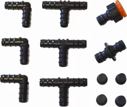 Meisterhome ® - 30 Meter - Druppelslang - Druppelsystemen - Zweetslang - Bewatering - Bewateringssysteem - Druppelsysteem - Irrigatie Set - 70% Waterbesparing - Druppelaars - Tuin, Gras, Planten - Met 38 Hulpstukken Voor Vast Zetten En Verlengen -Tuin En Buiten 1200x1014 2