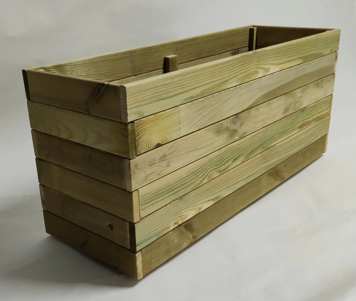 Plantenbak Bloembak Balkonbak Grenen Hout Geïmpregneerd 98x33x43cm - Handgemaakt - Duurzaam - Zwaar 1 Plantenbak Bloembak Balkonbak Grenen Hout Geïmpregneerd 98x33x43cm - Handgemaakt - Duurzaam - Zwaar
