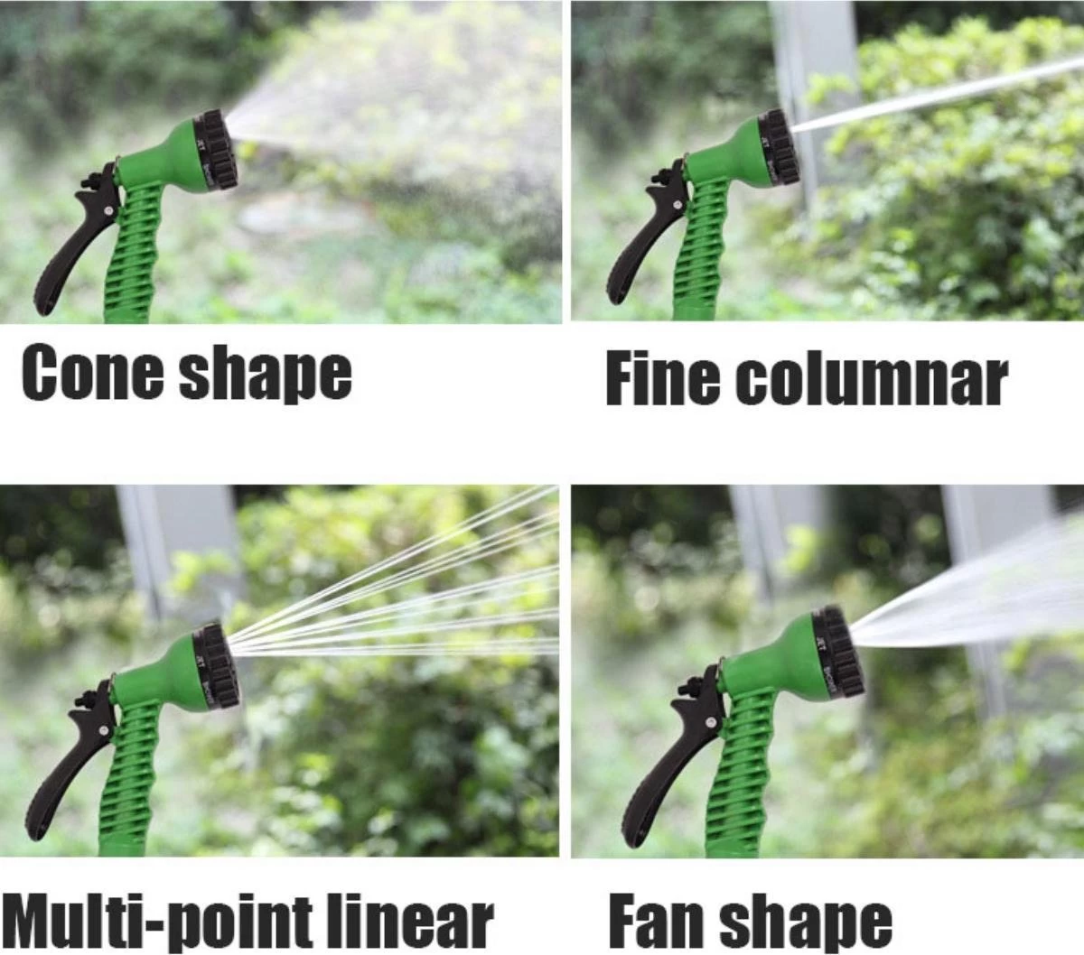 Merkloos Tuinslang - Tuinslag Flexibel - Tuinslag Flexibel 15M -15 Meter - Tuinslangen - Uitrekbaar - Met Koppelstuk - 7 In 1 Sproeikop 3 Merkloos Tuinslang - Tuinslag Flexibel - Tuinslag Flexibel 15M -15 Meter - Tuinslangen - Uitrekbaar - Met Koppelstuk - 7 In 1 Sproeikop - Afbeelding 3