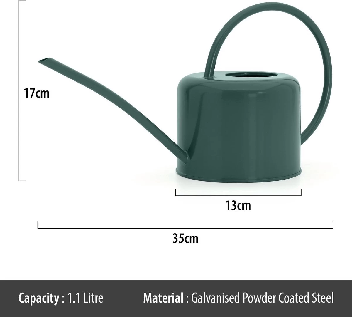 CKB LTD - Gieters - Gieter - Retro - Gietertje - Kleine Gieter Voor Binnen En Buiten - 1 Liter - Groen Plantengieter Tuingieter Bloemengieter Mini Klein Metaal Binnenplantjes Gietertjes Tuingieters Vintage Kamerplanten Buitengieter Binnenshuis 5 CKB LTD - Gieters - Gieter - Retro - Gietertje - Kleine Gieter Voor Binnen En Buiten - 1 Liter - Groen Plantengieter Tuingieter Bloemengieter Mini Klein Metaal Binnenplantjes Gietertjes Tuingieters Vintage Kamerplanten Buitengieter Binnenshuis - Afbeelding 5