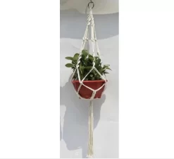 Merkloos Plantenhanger Macramé - Luxe Gevlochten Touw Katoen - 1 Stuk - Plantenpot Ophangen - Planthanger 7 Merkloos Plantenhanger Macramé - Luxe Gevlochten Touw Katoen - 1 Stuk - Plantenpot Ophangen - Planthanger -Tuin En Buiten 1200x1095 3