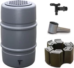 Regenton Voordeelset | Harcostar 227liter Grijs + Harcostar Standaard + Harcostar Vulautomaat 70/80mm