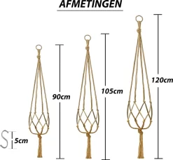9 Stuks Jute Macrame Plantenhangers - Boho Handgeweven Katoen Hangpot Voor Binnen/Buiten - Hangende Bloempot Met Kralen - Macramé Touw/Koord Hangplant Houder - Bohemian Wandhanger Decoratie - Plant Hanger - Verticale Tuin Bloempothouder Planthanger 15 9 Stuks Jute Macrame Plantenhangers - Boho Handgeweven Katoen Hangpot Voor Binnen/Buiten - Hangende Bloempot Met Kralen - Macramé Touw/Koord Hangplant Houder - Bohemian Wandhanger Decoratie - Plant Hanger - Verticale Tuin Bloempothouder Planthanger -Tuin En Buiten 1200x1106