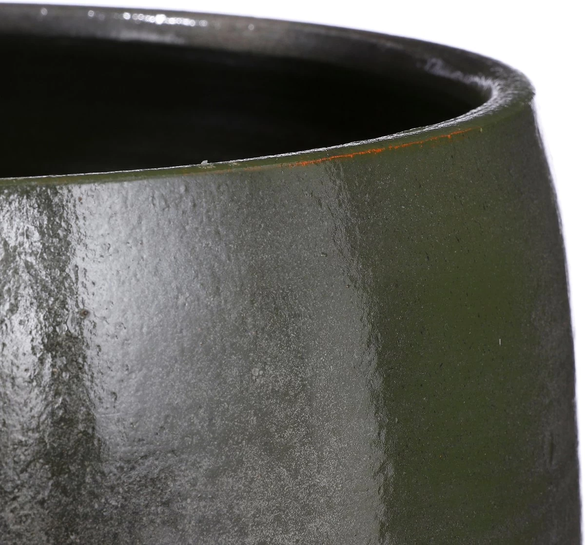 Mica Decorations Lester Bloempot - H22 X Ø24 Cm - Terracotta - Groen 3 Mica Decorations Lester Bloempot - H22 X Ø24 Cm - Terracotta - Groen - Afbeelding 3