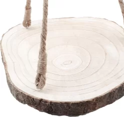 Merkloos Plantenhanger Boomstam Schijf | 30-35cm | Handgemaakt | Planten-houder / Hang-plant | Planten Accessoires | Decoratie Houten Hang Plank | -Tuin En Buiten 1200x1132 3