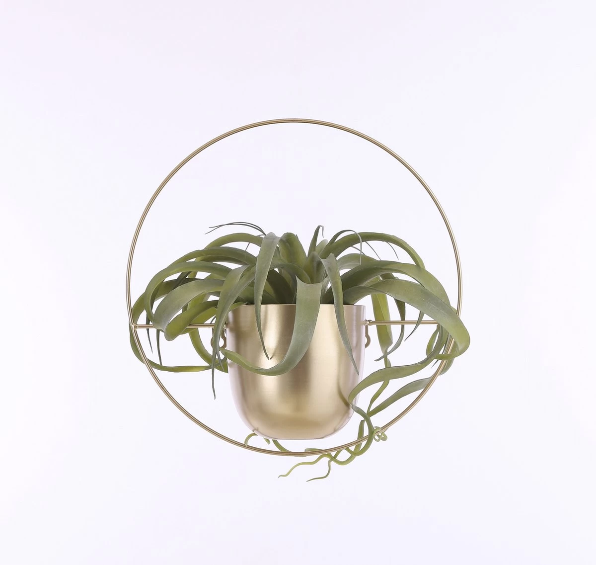 Mica Decorations Dexter Bloempot Wand - L34 X B14 X H34 Cm - Goud 5 Mica Decorations Dexter Bloempot Wand - L34 X B14 X H34 Cm - Goud - Afbeelding 5