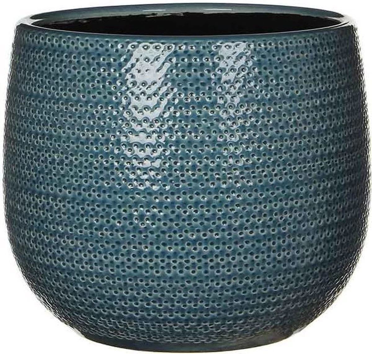 Mica Decorations Gabriel Bloempot - H20 X Ø25 Cm - Keramiek - Blauw 10 Mica Decorations Gabriel Bloempot - H20 X Ø25 Cm - Keramiek - Blauw - Afbeelding 10