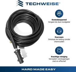 Techweise - Rioolslang Voor Kärcher K2 T/m K7 - 15M - Met 4 Achterwaartse Hogedruksproeiers 19 Techweise - Rioolslang Voor Kärcher K2 T/m K7 - 15M - Met 4 Achterwaartse Hogedruksproeiers -Tuin En Buiten 1200x1144 1