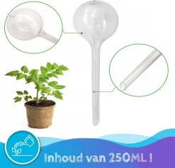 Summer Spark Waterdruppelaar Voor Planten 6 Stuks Transparant – 27 CM X 8 CM – 250 ML – Automatisch Watergeefsysteem Voor Kamerplanten – Planten Watergever Met Druppelsysteem – Waterbol 8 Summer Spark Waterdruppelaar Voor Planten 6 Stuks Transparant – 27 CM X 8 CM – 250 ML – Automatisch Watergeefsysteem Voor Kamerplanten – Planten Watergever Met Druppelsysteem – Waterbol -Tuin En Buiten 1200x1153