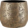 Mica Decorations Clemente Bloempot - H25,5 X Ø32 Cm - Terracotta - Goud