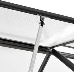 VidaXL Broeikas 3,61 M² Aluminium Antraciet -Tuin En Buiten 1200x1164 1